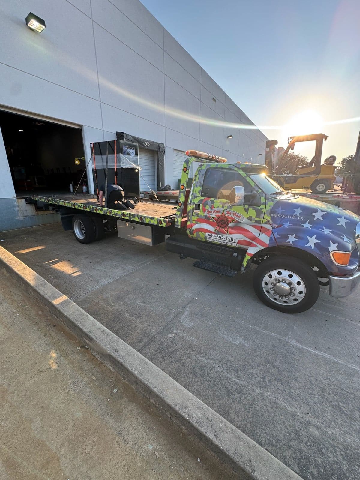 Reliable Flatbed Towing for Heavy Equipment image