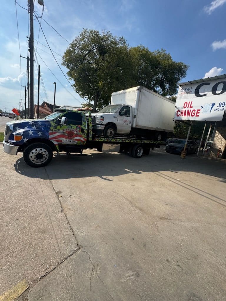 Gallery photos for AK Towing's Patriotic Transport from Mesquite: Image #1