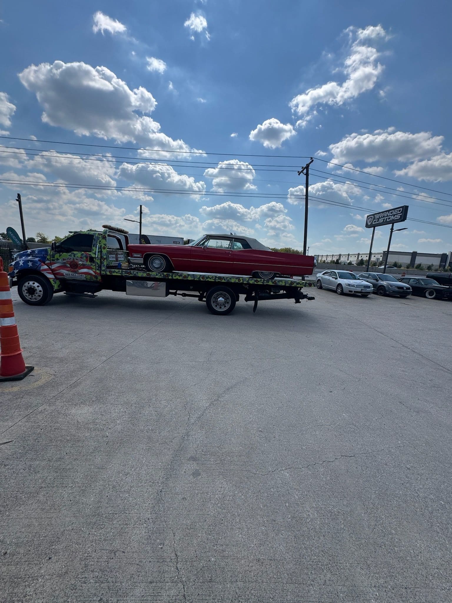Vintage Car Towing to Dallas image