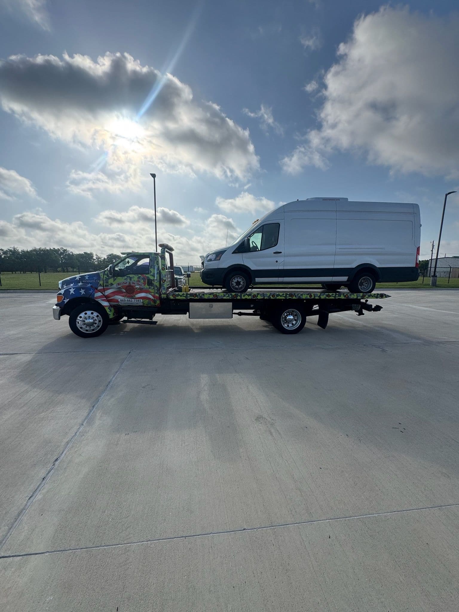 Dependable Flatbed Towing - AK Towing's Expertise image