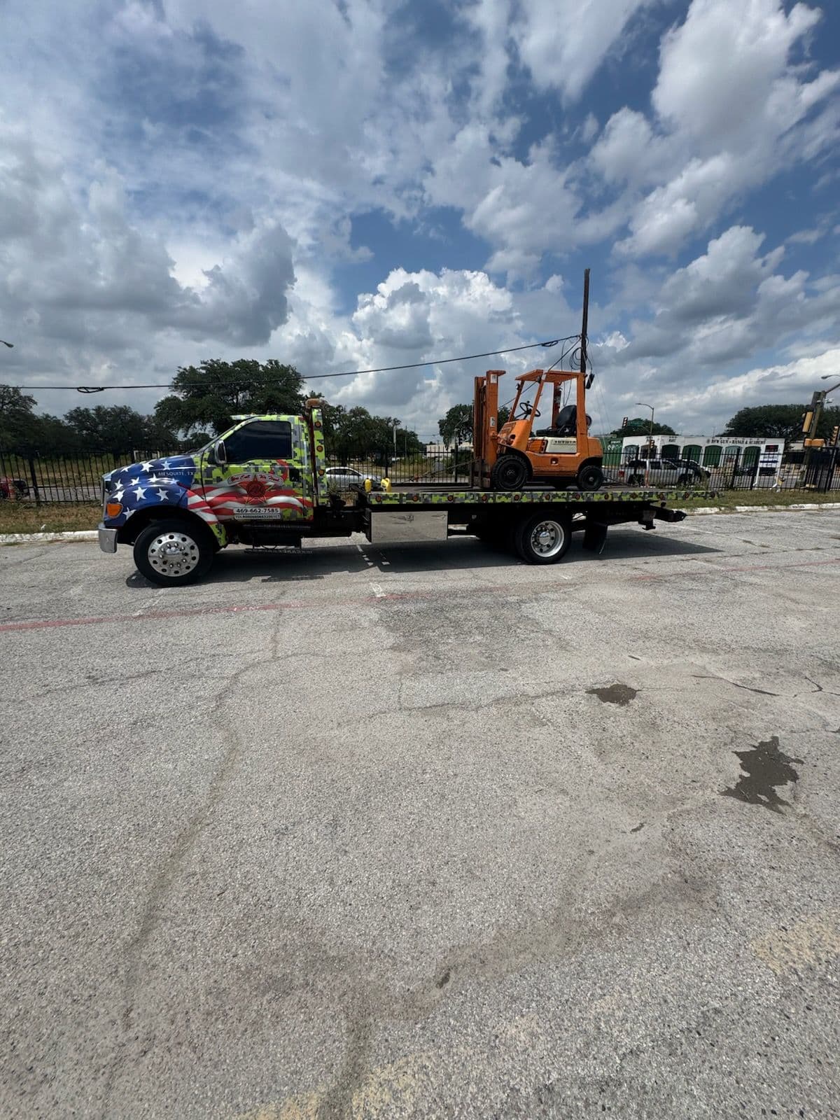 Forklift Relocation from Garland to Dallas