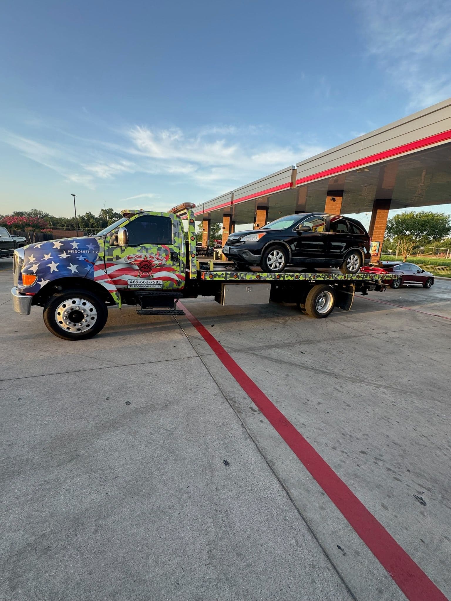 Project Reliable Early Morning Towing in Garland image